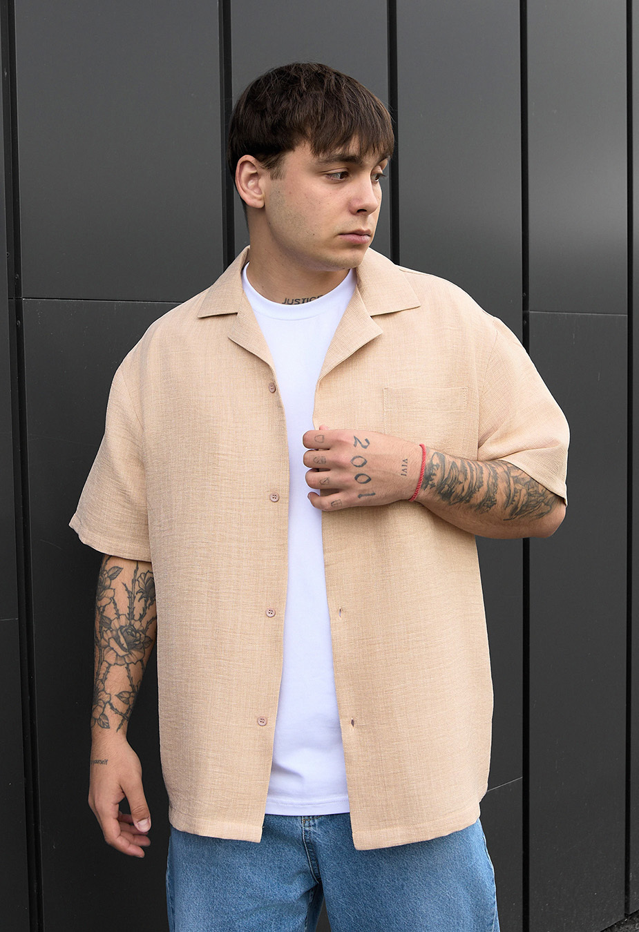 Сорочка Staff mai beige oversize
