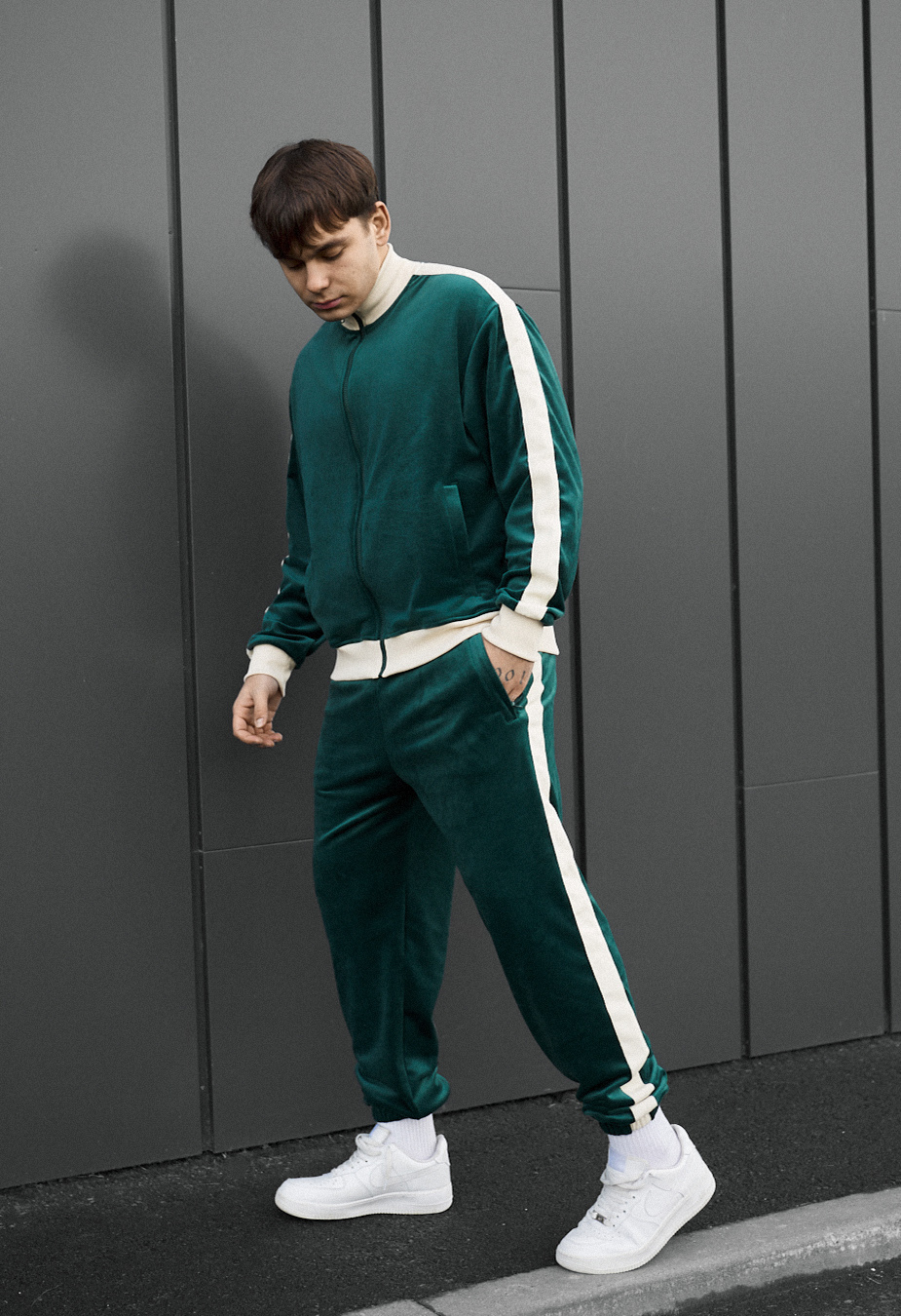 Спортивний костюм Staff smi emerald & milk