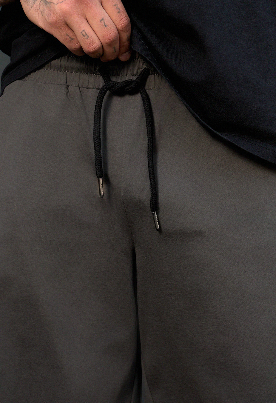 Трикотажні шорти Staff cu dark gray